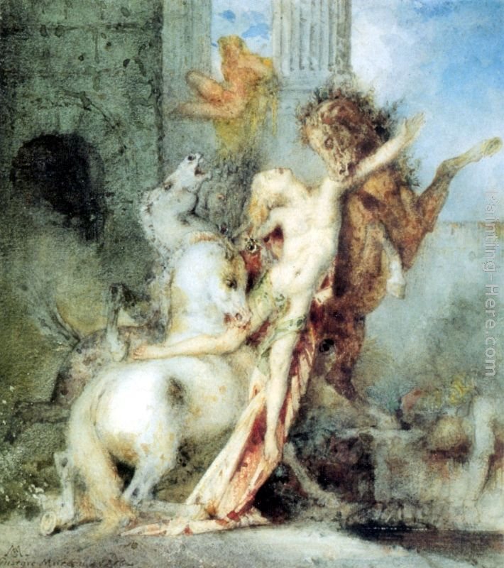 Gustave Moreau Diomedes Devoured by his Horses